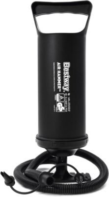Bestway Pompe à Air Manuelle Air Hammer 1.85L Avec 3 Embouts - 62003