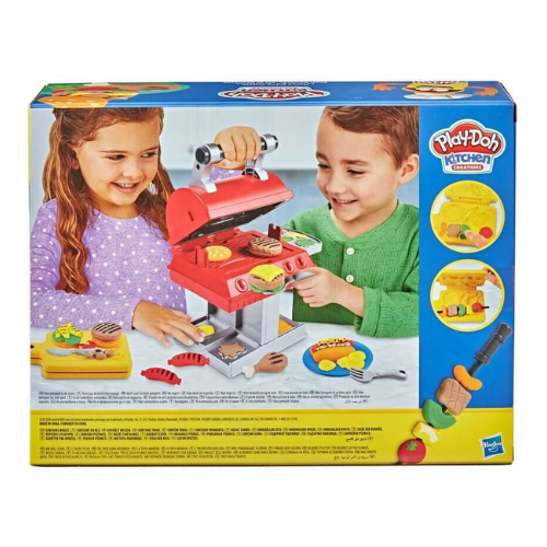 Play Doh Set de Pate à Modeler Kitchen Grill 'n Stamp et barbecue avec 6 Pots et Moules Play Doh Set de Pate à Modeler Kitchen Grill 'n Stamp et barbecue avec 6 Pots et Moules – Image 6