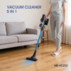 Aspirateur Balai et à main 5en1 Multismart 500 W 550 mL avec 5 Accessoires et Support Mural - MS-VC2121 Aspirateur Balai et à main 5en1 Multismart 500 W 550 mL avec 5 Accessoires et Support Mural - MS-VC2121 DariTek