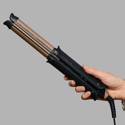 جهاز فرد وتجعيد الشعر 2 في 1 من Remington مع طلاء سيراميك ودرجة حرارة قابلة للتعديل - Straight & Curl Styler S6077 DariTek