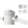 مضخة وفلتر مسبح بقوة 1250 لتر/ساعة – خرطوشة طراز H - من INTEX C330 ( 26602 ) INTEX Pompe De Filtration et Epurateur à Cartouche 1250 L/h ( 1,2 m³/h ) pour Piscine - Krystal Clear C330 Cartouche Type H - 26602