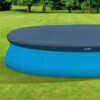 غطاء حماية إنتكس للمسابح الدائرية بمقاس 2.44 متر – Intex 28020 Bâche et Couverture De Protection Intex pour Piscine Ronde 2.44m - 28020
