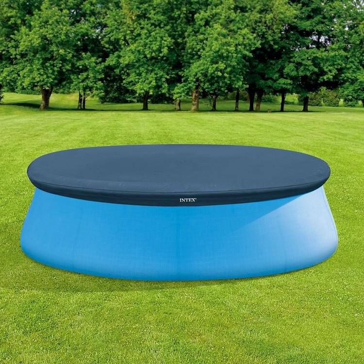 غطاء حماية إنتكس للمسابح الدائرية بمقاس 2.44 متر – Intex 28020 Bâche et Couverture De Protection Intex pour Piscine Ronde 2.44m - 28020
