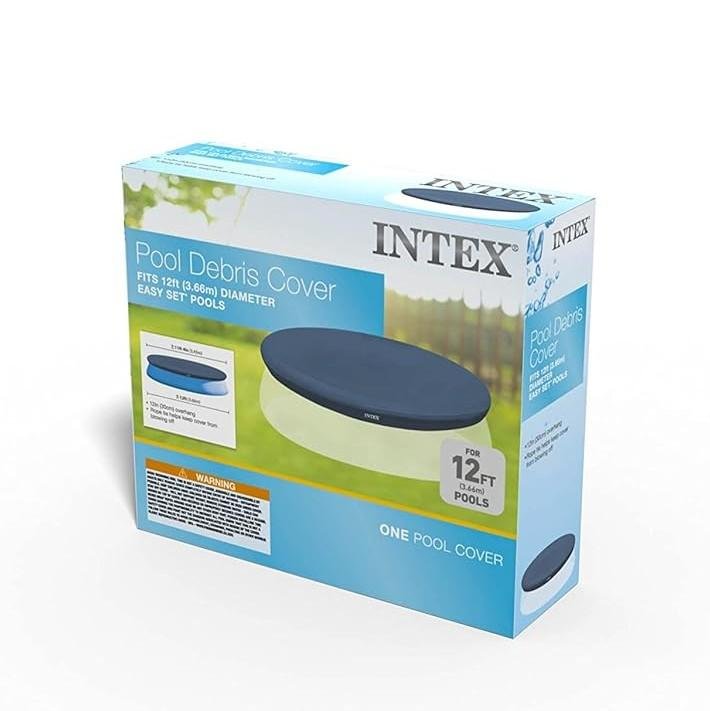 غطاء حماية إنتكس للمسابح الدائرية بمقاس 3.66 متر – Intex 28022 Bâche et Couverture De Protection Intex pour Piscine Ronde 3.66m - 28022