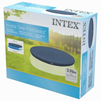 Bâche et Couverture De Protection Intex pour Piscine Ronde 3.96m - 28026