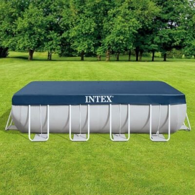 Bâche et Couverture De Protection Intex pour Piscine Rectangulaire 2.60m x 1.60m 4 saisons - 28036