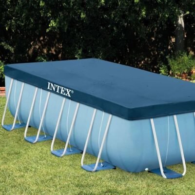 Bâche et Couverture De Protection Intex pour Piscine Rectangulaire 4.00m x 2.00m 4 saisons - 28037