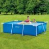 Piscine Hors Sol Metal Frame INTEX Rectangulaire 220 × 150 × 60 cm Familiale Facile à monter - 28270NP