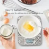 Balance de Cuisine Électronique En Verre Tefal Optiss 5kg avec Fonction Tare – BC50D6V0 Balance Électronique de Cuisine En Verre Tefal Optiss 5kg avec Fonction Tare – BC50D6V0