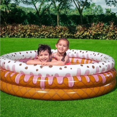 مسبح أطفال دائري قابل للنفخ بتصميم الآيس كريم منBestway بأبعاد 160 × 38 سم - 51144 DariTek