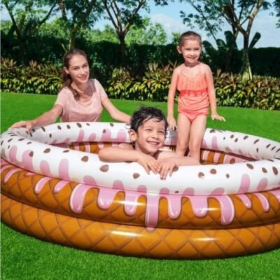 مسبح أطفال دائري قابل للنفخ بتصميم الآيس كريم منBestway بأبعاد 160 × 38 سم - 51144 DariTek