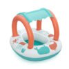 Bateau Gonflable pour Bébé Bestway Comfort Plush avec Pare-Soleil Anti-UV - 84 x 67 cm - 34203