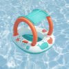 Bateau Gonflable pour Bébé Bestway Comfort Plush avec Pare-Soleil Anti-UV - 84 x 67 cm - 34203