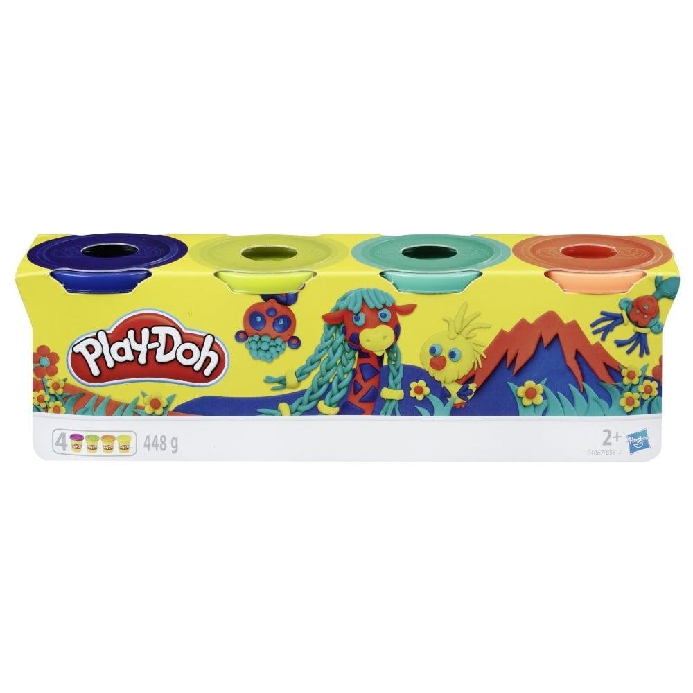 مجموعة عجينة Play-Doh مكونة من 4 علب – عبوة إعادة تعبئة عجينة التشكيل للأطفال مجموعة عجينة Play-Doh مكونة من 4 علب – عبوة إعادة تعبئة عجينة التشكيل للأطفال - الصورة 2
