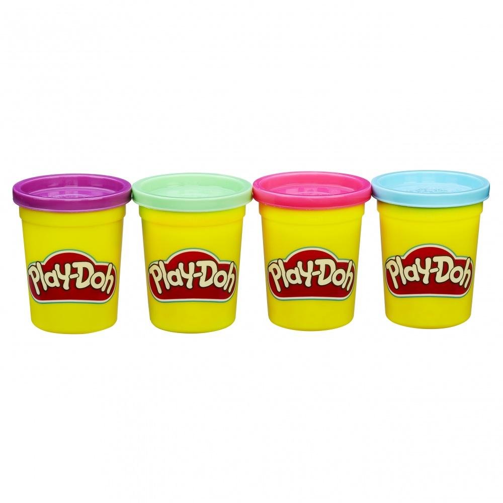 مجموعة عجينة Play-Doh مكونة من 4 علب – عبوة إعادة تعبئة عجينة التشكيل للأطفال مجموعة عجينة Play-Doh مكونة من 4 علب – عبوة إعادة تعبئة عجينة التشكيل للأطفال - الصورة 6