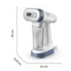 مكواة بخار محمولة كالور Pure Force 2 في 1 بقوة 1800 واط – عمودية وأفقية، 35 غرام/دقيقة + دفعة 90 غرام/دقيقة، قاعدة سيراميك، تسخين 25 ثانية DT8722C0 DariTek