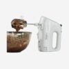 ⁦خلاط يدوي كهربائي كينوود QuickMix 450 واط – 5 سرعات + توربو، مضارب وخفاقات عجين ستانلس ستيل، إخراج تلقائي، لون أبيض HMP30.A0WH⁩ - الصورة ⁦4⁩