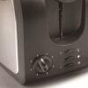 Grille-Pain Kenwood 2 Fentes 900W – Toaster Accent Collection Inox avec Décongélation, Réchauffage et Brunissage Réglable TCM01