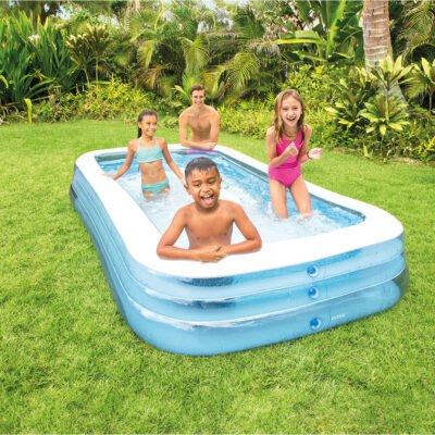 Piscine Gonflable Familiale Rectangulaire Intex Swim Center - 305 x 183 x 56 cm - 58484