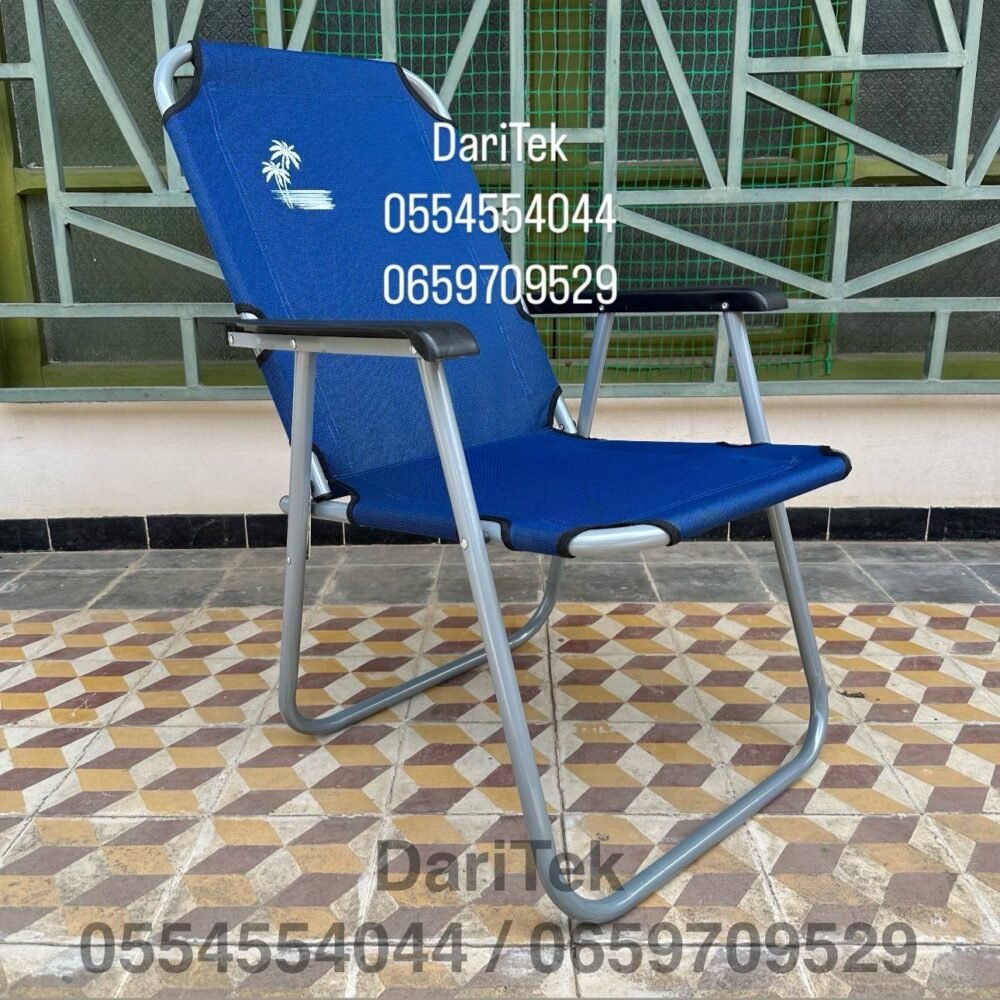 Chaise Pliante Renforcée Importation avec Poignées de Transport pour Plage et Camping (150 Kg)