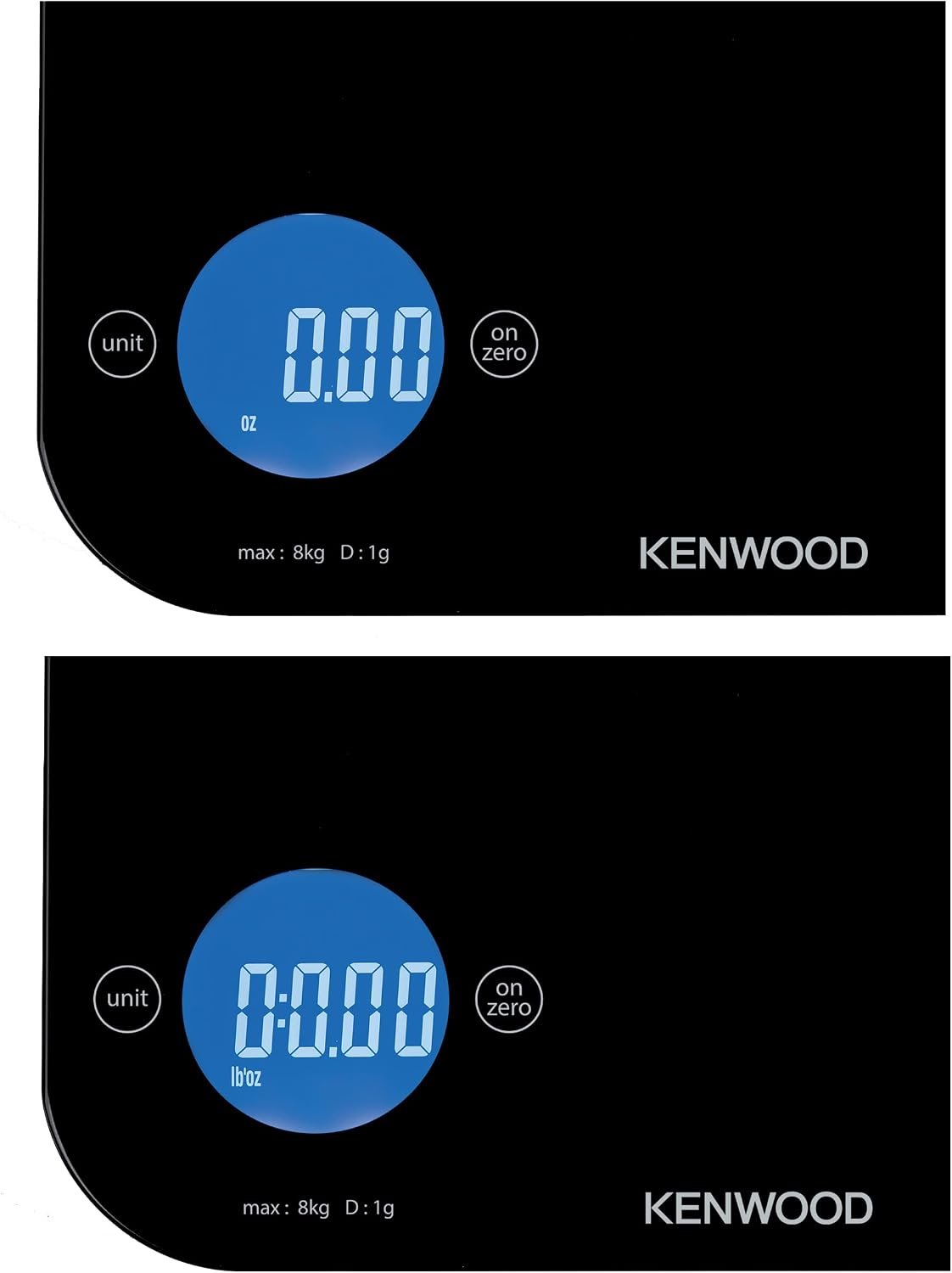 Balance de Cuisine Numérique Kenwood 8 kg – Plateau Verre Trempé, Commande Tactile, Fonction Tare et 6 Unités de Mesure, Noir WEP50 Balance de Cuisine Numérique Kenwood 8 kg – Plateau Verre Trempé, Commande Tactile, Fonction Tare et 6 Unités de Mesure, Noir WEP50 – Image 4
