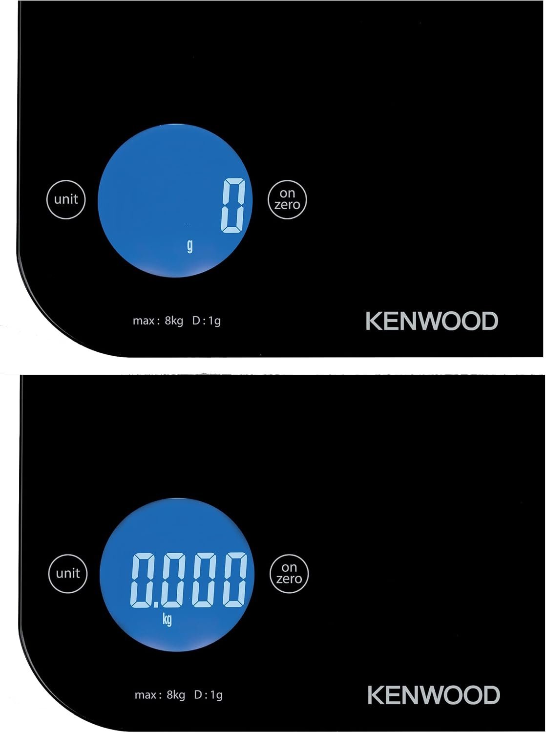 Balance de Cuisine Numérique Kenwood 8 kg – Plateau Verre Trempé, Commande Tactile, Fonction Tare et 6 Unités de Mesure, Noir WEP50 Balance de Cuisine Numérique Kenwood 8 kg – Plateau Verre Trempé, Commande Tactile, Fonction Tare et 6 Unités de Mesure, Noir WEP50 – Image 5
