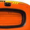 Bateau Gonflable Explorer 100 pour Enfants 1 Place – Canot Pneumatique Orange avec Corde et Dames de Nage 147 x 84 cm – INTEX 58329 – Image 5