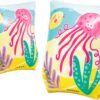 عوّامات ذراع قابلة للنفخ للأطفال بنقوش بحرية Tropical Buddies – من 3 إلى 6 سنوات، 23 × 15 سم – إنتكس INTEX 58652 DariTek