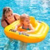 Bouée Gonflable Bébé Pool School – Siège de Natation Carré avec Dossier 79 x 79 cm – INTEX 56587 DariTek