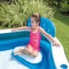 Piscine Gonflable Familiale Intex avec 4 Sièges et Dossiers - 229 x 229 x 66 cm - 56475