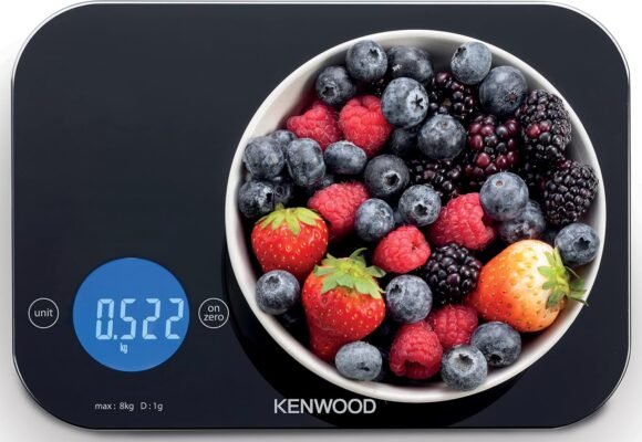 Balance de Cuisine Numérique Kenwood 8 kg – Plateau Verre Trempé, Commande Tactile, Fonction Tare et 6 Unités de Mesure, Noir WEP50 Balance de Cuisine Numérique Kenwood 8 kg – Plateau Verre Trempé, Commande Tactile, Fonction Tare et 6 Unités de Mesure, Noir WEP50 DariTek