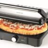 Panineuse et Grill Électrique Kenwood 2000W 3 Positions – Plaques Anti-Adhésives, Thermostat Réglable et Bac Récupérateur HGM31