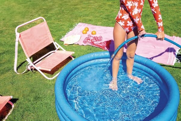 Piscine Gonflable pour Enfant 3 Boudins 114 x 25 cm Intex Crystal Blue - 59416