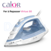Fer à Repasser Calor Virtuo 30 2000W – Semelle Céramique Anti-Rayures, Pressing 120 g/min, Anti-Goutte, Vapeur Verticale et Pointe de Précision FV2C41C0