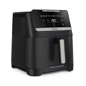 قلاية هوائية بدون زيت Moulinex Easy Fry Silence سعة 7 لتر 1800 واط – إير فراير XXL أسود بشاشة لمس و10 برامج وفلتر مضاد للروائح EZ8428F0 قلاية هوائية بدون زيت Moulinex Easy Fry Silence سعة 7 لتر 1800 واط – إير فراير XXL أسود بشاشة لمس و10 برامج وفلتر مضاد للروائح EZ8428F0 DariTek