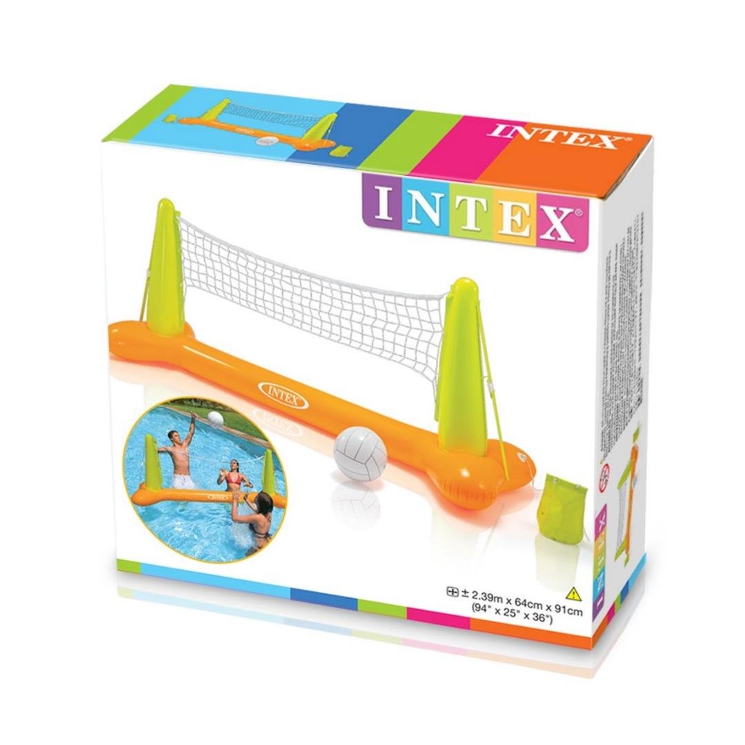 لعبة كرة طائرة عائمة قابلة للنفخ لحمام السباحة مع شبكة وكرة – 239 × 64 × 91 سم – إنتكس INTEX 56508 لعبة كرة طائرة عائمة قابلة للنفخ لحمام السباحة مع شبكة وكرة – 239 × 64 × 91 سم – إنتكس INTEX 56508 - الصورة 5