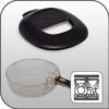 ⁦قلاية كهربائية SEB Simply One سعة 2.1 لتر 1900 واط سوداء – قلاية كلاسيكية بحمام زيت 1.2 كغ بنافذة تحكم وفلتر معدني دائم وثرموستات قابل للتعديل FF160800⁩ - الصورة ⁦4⁩