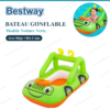قارب مطاطي للأطفال بمقعد – زورق طافٍ صغير برسومات مركبات – BESTWAY 34169