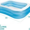 مسبح قابل للنفخ عائلي مستطيل للأطفال بحلقتين 203 × 152 × 48 سم 540 لتر – إنتكس INTEX 57180 مسبح قابل للنفخ عائلي مستطيل للأطفال بحلقتين 203 × 152 × 48 سم 540 لتر – إنتكس INTEX 57180 DariTek