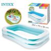 مسبح قابل للنفخ عائلي مستطيل 262 × 175 × 56 سم 770 لتر – إنتكس INTEX 56483 Piscine Gonflable Familiale Rectangulaire 262 x 175 x 56 cm – INTEX 56483