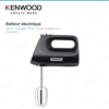 Batteur Électrique Kenwood QuickMix 450W – 5 Vitesses + Turbo, Fouets et Crochets Pétrisseurs Inox, Éjection Automatique, Noir HMP30.A0BK