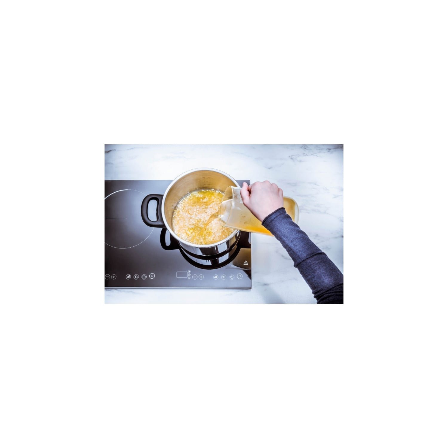 Cocotte Minute Autocuiseur Nutricook+ 6 L Inox Induction – Panier Vapeur, 6 Sécurités, Ouverture Facile, Fabriqué en France – SEB P4220705 Autocuiseur SEB Nutricook+ sur plaque induction