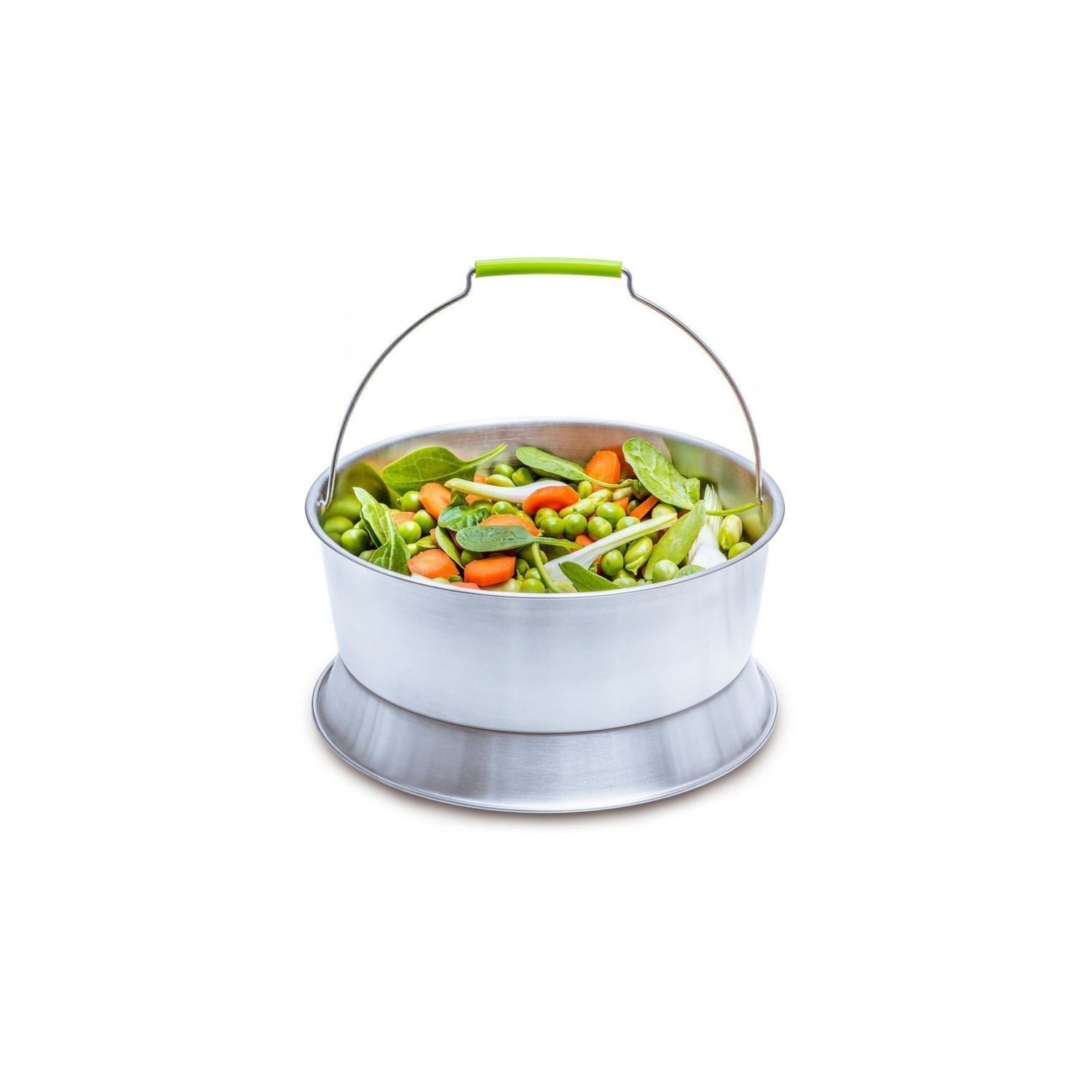 Cocotte Minute Autocuiseur Nutricook+ 6 L Inox Induction – Panier Vapeur, 6 Sécurités, Ouverture Facile, Fabriqué en France – SEB P4220705 Panier vapeur de l'autocuiseur SEB Nutricook+ 6 L