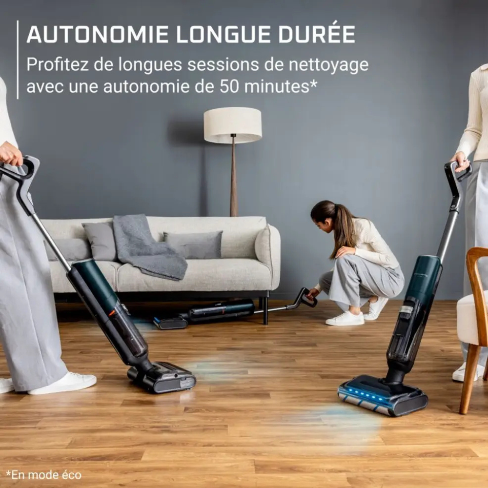 Aspirateur Laveur Sans Fil ROWENTA X-Clean 7 - 250 W 50 min Auto-Nettoyage – GZ5736E0 Noir Aspirateur Laveur Sans Fil ROWENTA X-Clean 7 - 250 W 50 min Auto-Nettoyage – GZ5736E0 Noir – Image 4