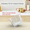 Hachoir Électrique 500 W Bol en Verre 1 L avec 4 Lames – MOULINEX Choppeo DJ603110 – Image 3