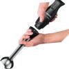 ⁦خلاط يدوي غاطس 600 واط بقدم إينوكس مع مضرب ومفرمة – BOSCH MSM2650B CleverMixx⁩ - الصورة ⁦5⁩