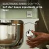 ⁦عجانة كهربائية 1000 واط بوعاء إينوكس 5 ل وهيكل معدني – أخضر مريمية – KENWOOD KMX760AGR kMix⁩ - الصورة ⁦5⁩