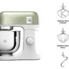 ⁦عجانة كهربائية 1000 واط بوعاء إينوكس 5 ل وهيكل معدني – أخضر مريمية – KENWOOD KMX760AGR kMix⁩ - الصورة ⁦2⁩