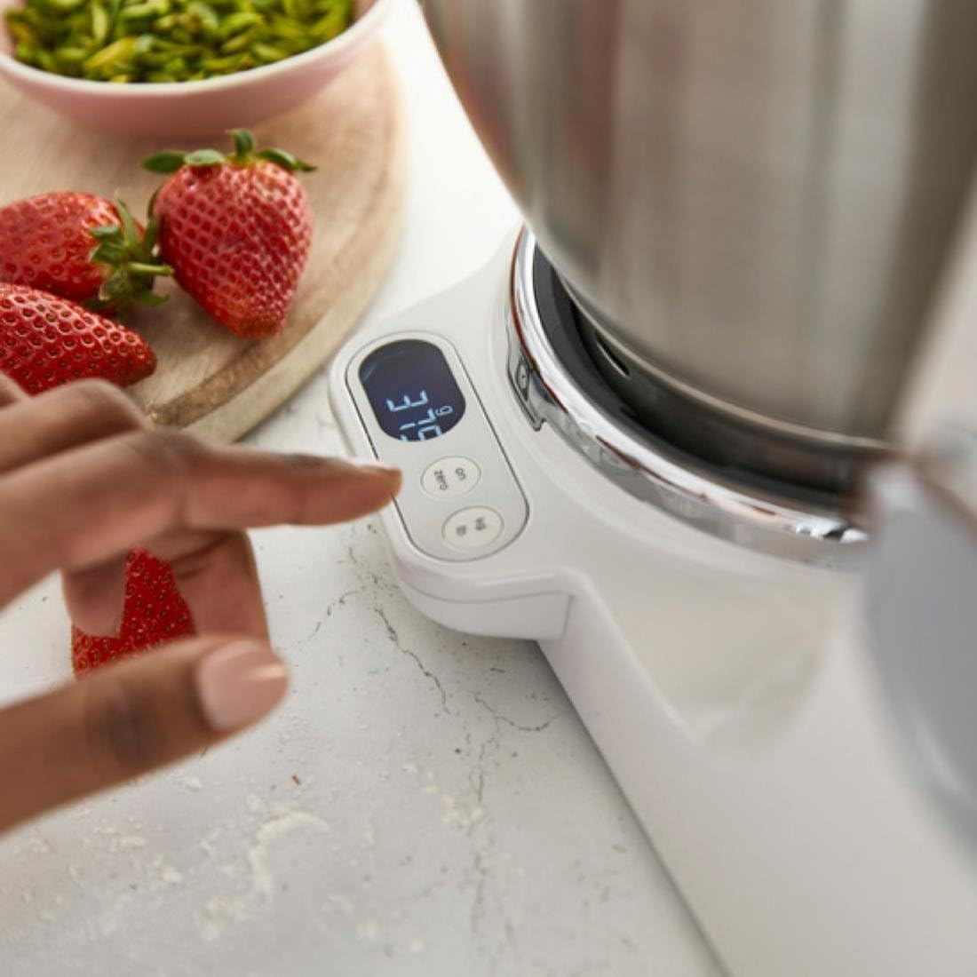 Robot Pétrin Pâtissier 1200 W Bol 7 L Balance Intégrée Blanc – KENWOOD KVL65.001WH Titanium Chef Baker XL Robot Pétrin Pâtissier 1200 W Bol 7 L Balance Intégrée Blanc – KENWOOD KVL65.001WH Titanium Chef Baker XL – Image 6