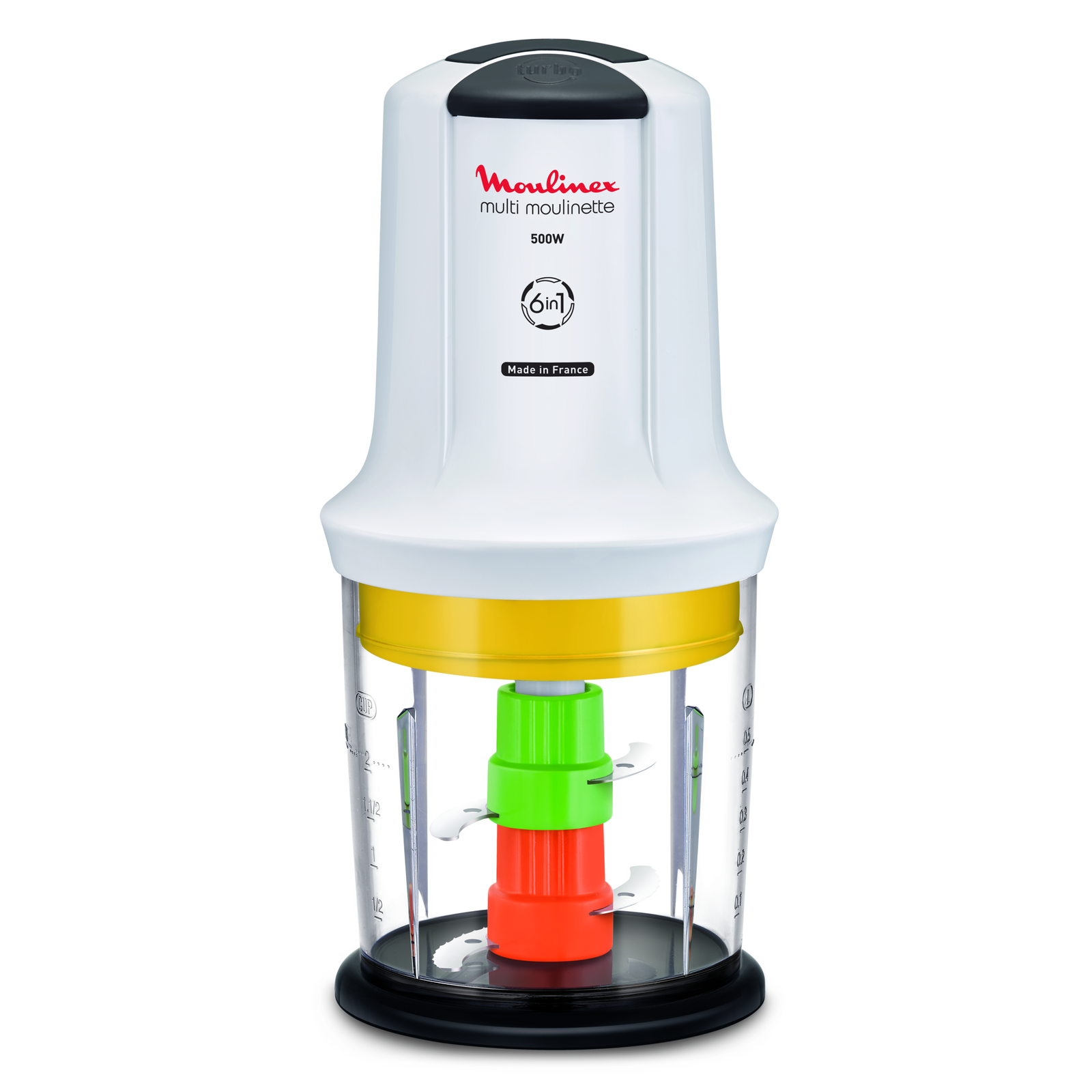 Hachoir Électrique 6 en 1 500 ml 500 W Made in France – MOULINEX AT723110 Hachoir Électrique 6 en 1 500 ml 500 W Made in France – MOULINEX AT723110 – Image 2